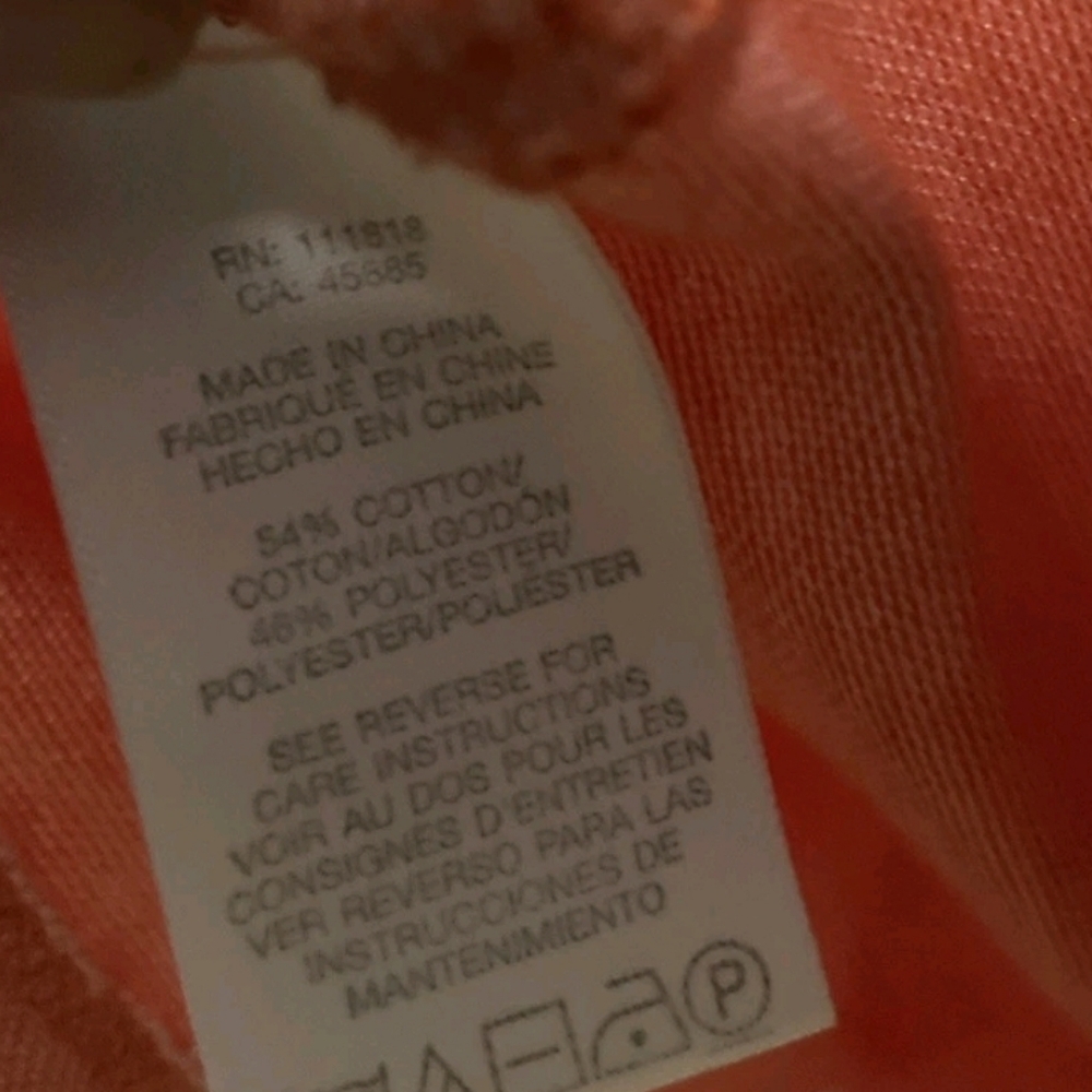 Michael Michael Kors Mens Size Small Orange Polo - Picture 9 of 11